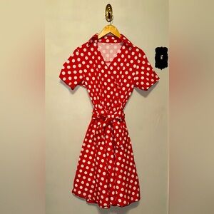 Minnie polka dot dress